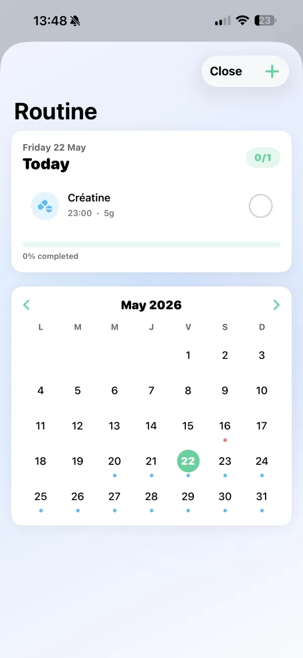 Routines and habits